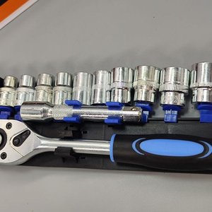 Juego de 12 Bocallaves Métricas con Trinquete y Extensión - imagen 2
