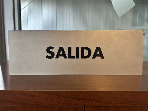 Cartel de Identificación de Salida - imagen 1