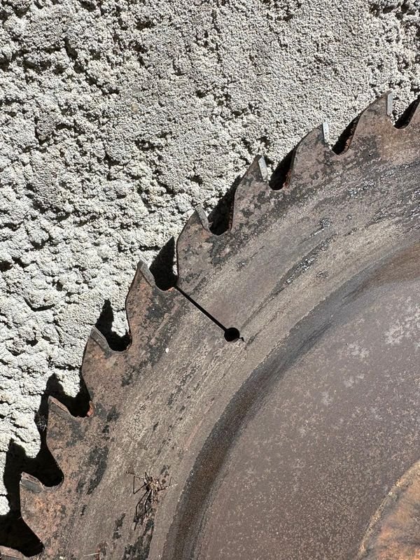 Discos de acero para sierra, 38 cm de diámetro, sin uso - imagen 2