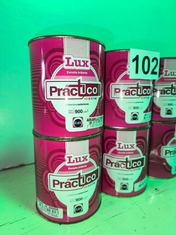 Latas de esmalte brilhante 900ml - 6 unidades - imagen 3