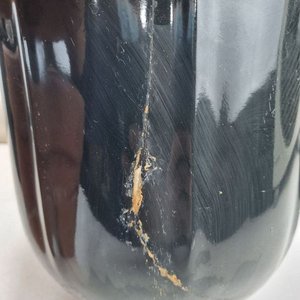 Lote de 3 Macetas: 2 Cerámica Negra Esmaltada y 1 Terracota - imagen 4