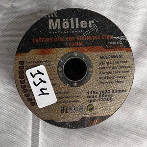 Discos de Corte Moller para Acero Inoxidable 115mm - imagen 2