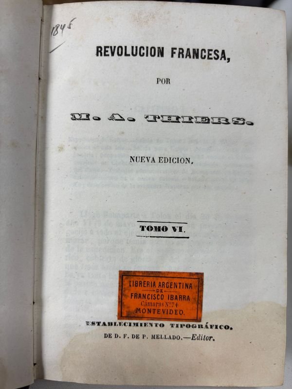 Libro sobre la Revolución Francesa por Thiers en Español - imagen 2