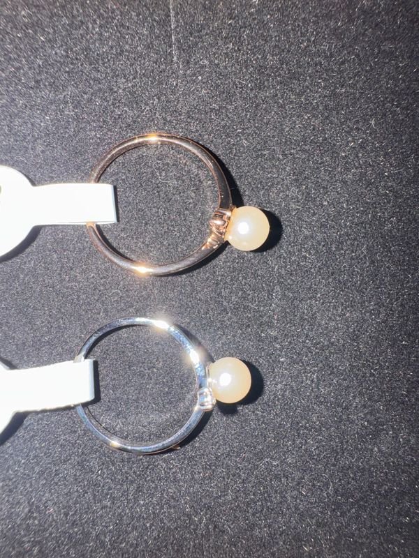 Anillos con Perlas y Circones - Diseño Elegante - imagen 1