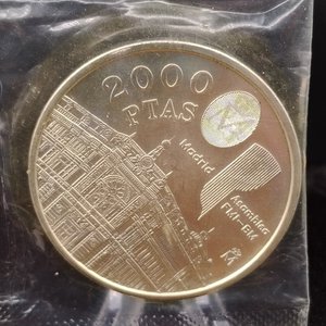 Moneda de Plata Española 2000 Pesetas "Asamblea FMI" 1994 - imagen 6