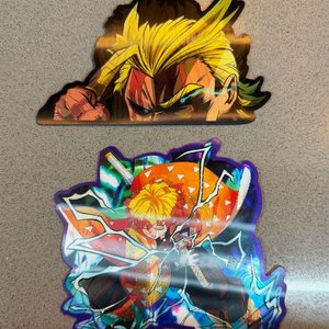 Stickers Anime: All Might y Zenitsu Agatsuma - imagen 1