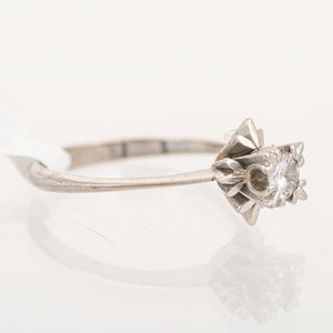 Anillo Solitario Oro 18k con Brillante - imagen 2