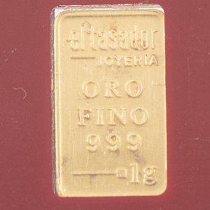 Lingote de Oro Fino 999 de 1 gramo - El Tasador Joyería - imagen 2