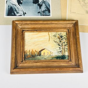 Lote de Cuadrito al Óleo, Fotografías Históricas y Láminas - imagen 11