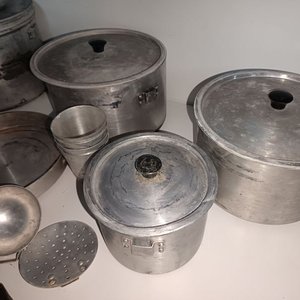 Set de Cocina de Camping Royal de Aluminio Antiguo Completo - imagen 5