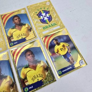 Figuritas Panini Copa América 2024 Brasil x6 - Pelé y Ronaldinho - imagen 3