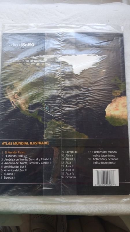 Tomo 1 del atlas mundial ilustrado (Salvat) - imagen 2