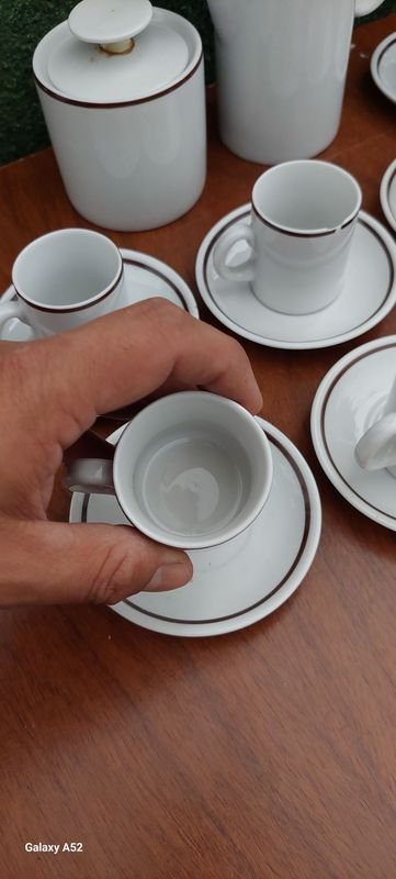 Juego de té blanco en porcelana - imagen 4