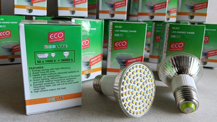 Lote de 33 lámparas 80 Led