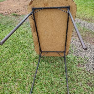 Mesa Plegable con Tapa Blanca y Patas Negras - imagen 4