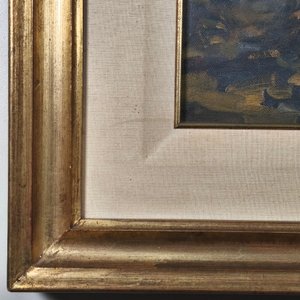 Edgardo Ribeiro: Óleo sobre Lienzo "Dos Mujeres Sentadas" Firmado y Enmarcado - imagen 6