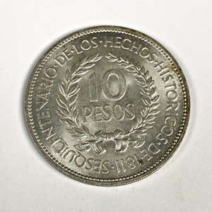 Moneda de Plata "El Gaucho" - República Oriental del Uruguay 1961 - imagen 3