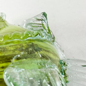 Figura de Pez en Vidrio Murano Verde y Transparente - imagen 4