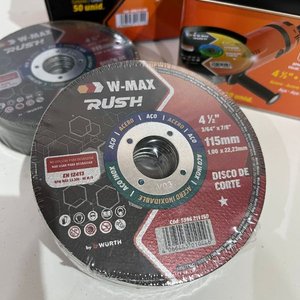 Caja de 50 Discos de Corte W-Max Rush 4 1/2" para Metal y Acero Inoxidable - imagen 3