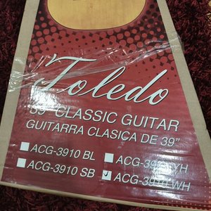 Guitarra Clásica Toledo 39" Nueva en Caja - imagen 4