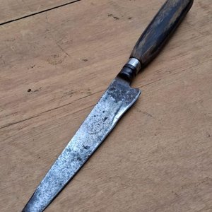 Lote anterior: Cuchillo Antiguo "Acero Búfalo" con Hoja de 18 cm y Cabo de Guampa