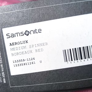 Valija Samsonite Aerolux Mediana Bordó 65cm - imagen 3