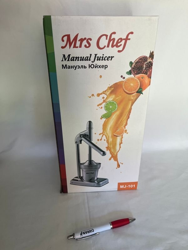 Exprimidor Manual Mrs Chef MJ-102 Metálico Verde