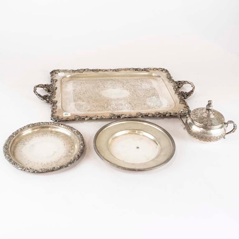 Lote anterior: 4 piezas de platina con baño gastado