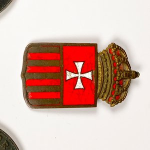 Lote de 5 Medallas y Monedas: Una con Esmalte y Escudo - imagen 5