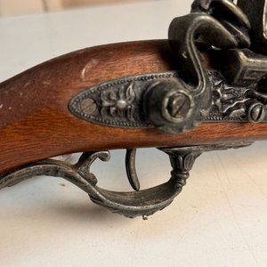 Réplica Decorativa Pistola a Chispa Siglo XVIII - imagen 4