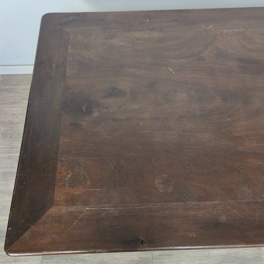 Mesa de comedor en madera y hierro para sala de estar - imagen 9