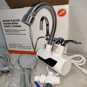 Calentador Eléctrico Instantáneo de Agua con Duchero y Canilla para Pared, Pantalla LED - imagen 4