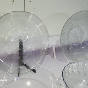 Set de 5 Piezas: 2 Fuentes Grandes y 3 Ensaladeras de Vidrio Transparente - imagen 6