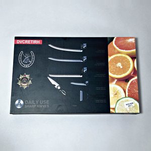 Juego de 6 Cuchillos y Utensilios de Cocina DVCRETIRH con Estuche - imagen 3