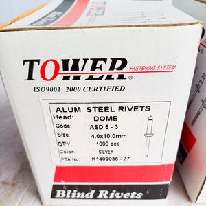 2000 Remaches Pop Tower Blind Rivets 4 x 10 mm - imagen 2