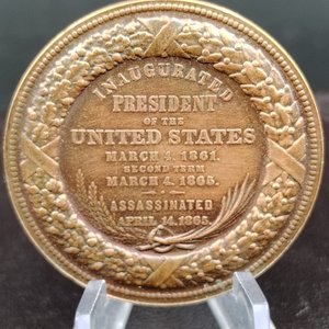 Medalla Conmemorativa Abraham Lincoln, Presidente de EE.UU. - imagen 5