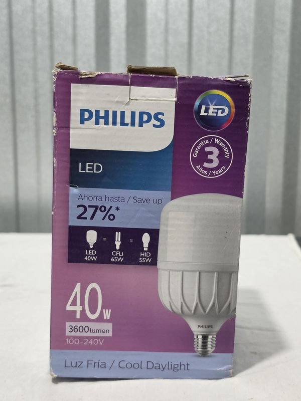 Lámpara LED Philips 40W Luz Fría Cool Daylight
