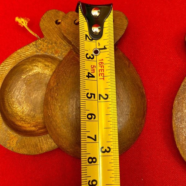 Antiguas Castañuelas de Madera y Metal - imagen 10
