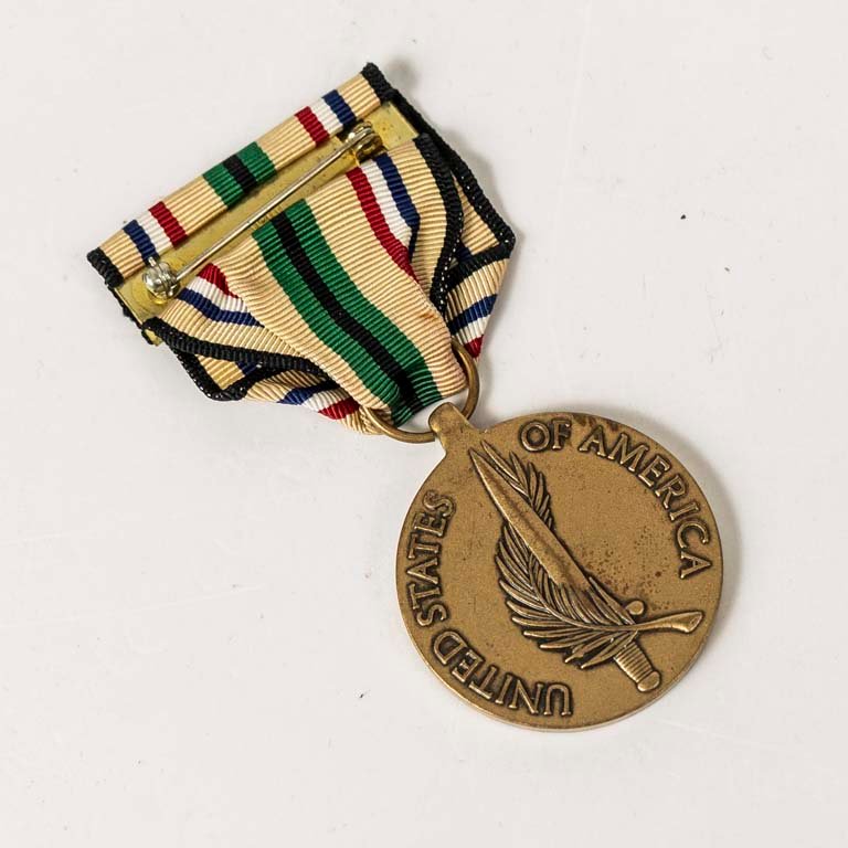 Medalla de bronce con cinta de Servicio del Suroeste de Asia - imagen 2
