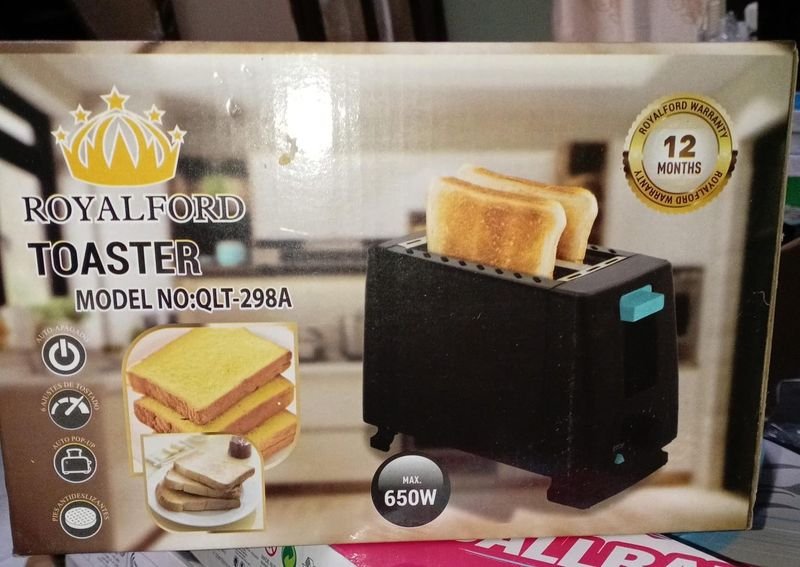 Toaster Royalford Modelo QLT-298A - Nuevo en su empaque