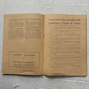 Libro IX Vuelta Ciclista del Uruguay 1952 con Mapa de Etapas y Publicidad - imagen 5