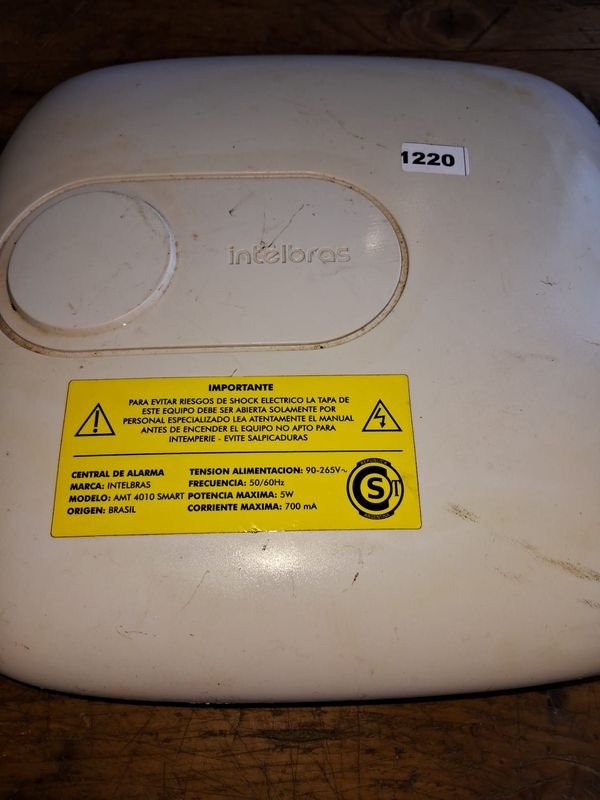 Lote anterior: Central de alarma Intelbras AMT 4010 SMART