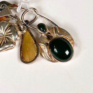 Cuatro Dijes de Plata 925 con Piedras Semipreciosas - imagen 4
