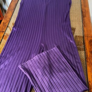 Mono Largo Violeta Talle M de Jersey con Cierre - imagen 3