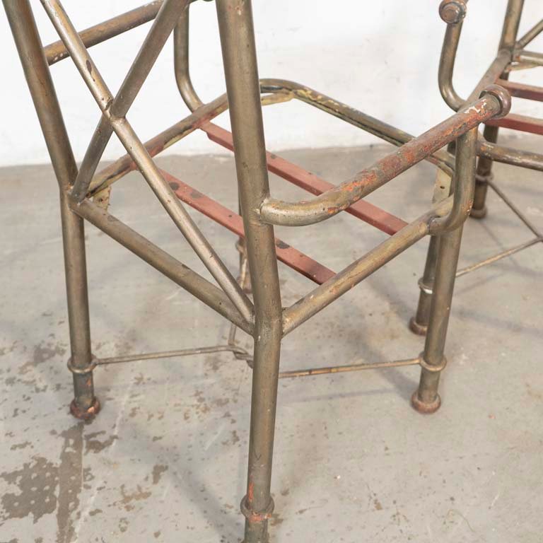 Sillones de hierro antiguos para restaurar - imagen 3