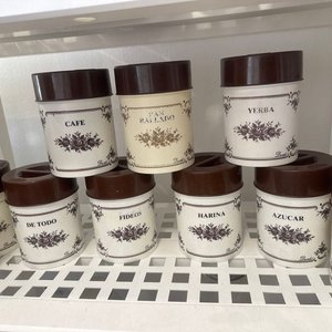 Set de 10 Frascos Plástico para Almacenamiento de Alimentos - imagen 2