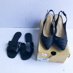 Lote siguiente: Dos Pares de Zapatos para Dama Satinato y Bata Talles 35 y 36
