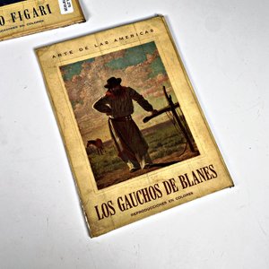 Dos Carpetas con Reproducciones de Pedro Figari y Juan Manuel Blanes - imagen 3
