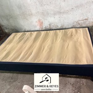 Box Sommier Plaza y Media Azul - imagen 4