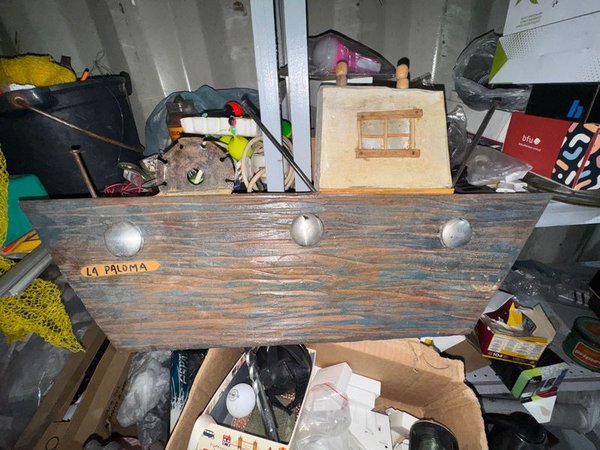 Cuadro Grande "La Paloma" en Madera Pesada - imagen 1